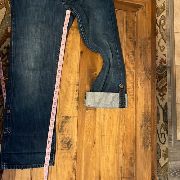 POLO Ralph Lauren cuffed jeans, size 12, in good condition, cuffs roll up & snap - Picture 7 of 7